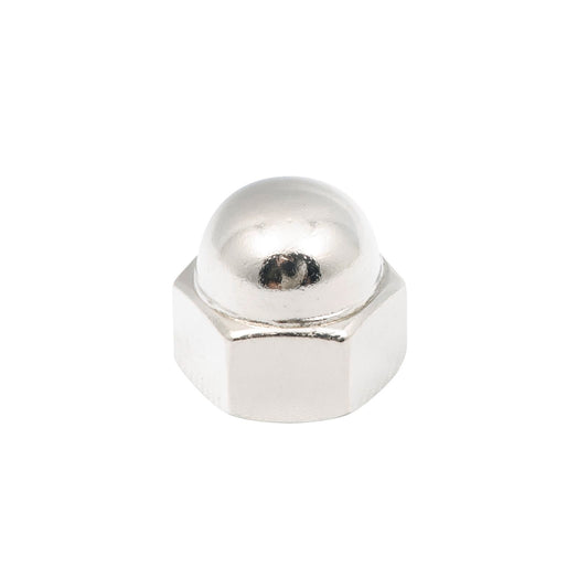 Zenith Dome Nuts - 5/16" - Chrome - 9 Pack