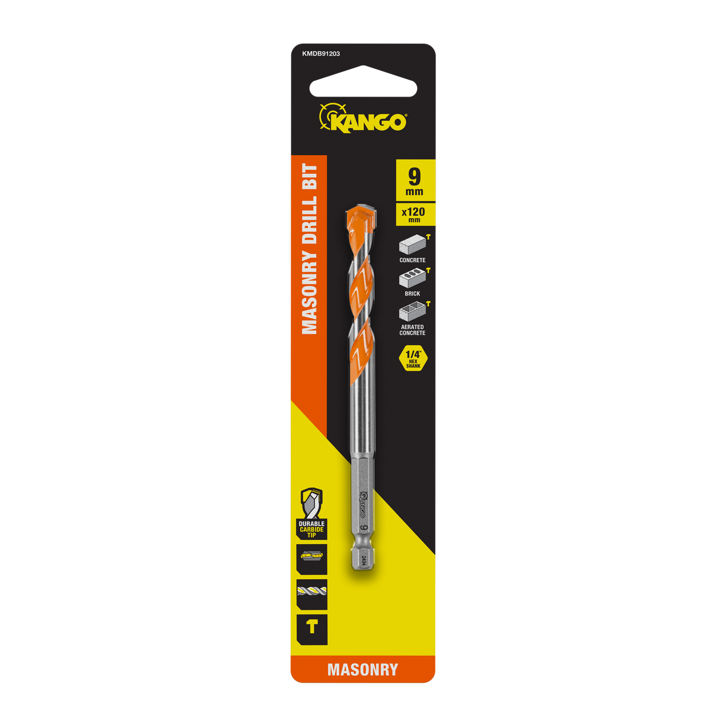 Kango Masonry Drill Bit - 9mm x 120mm