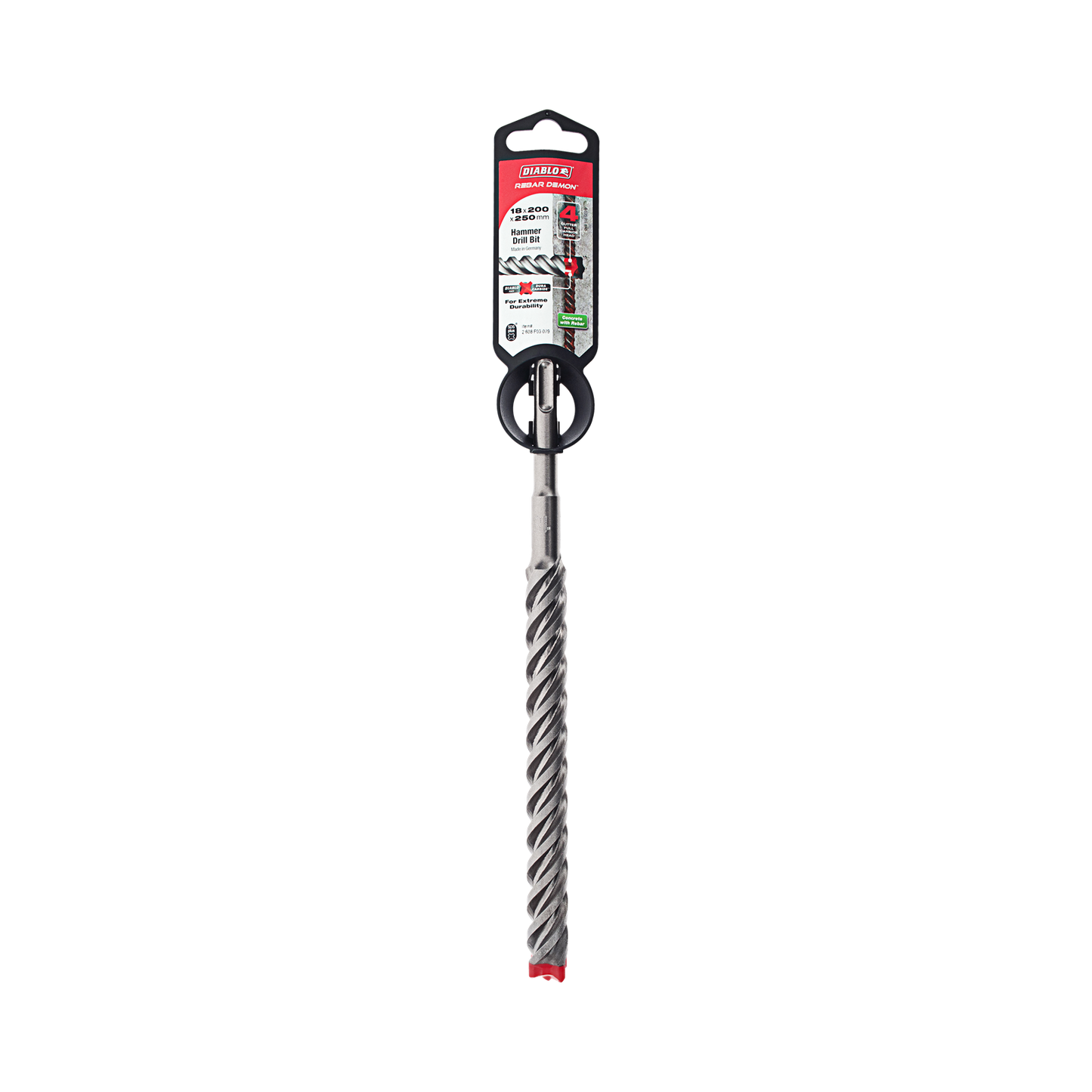 Diablo Rebar Demon SDS-Plus Hammer Drill Bit - 18 x 250mm