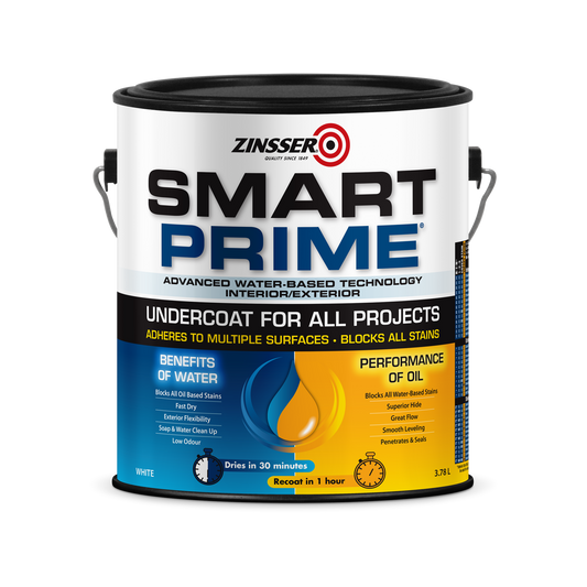 Zinsser Smart Prime Undercoat White 3.78L