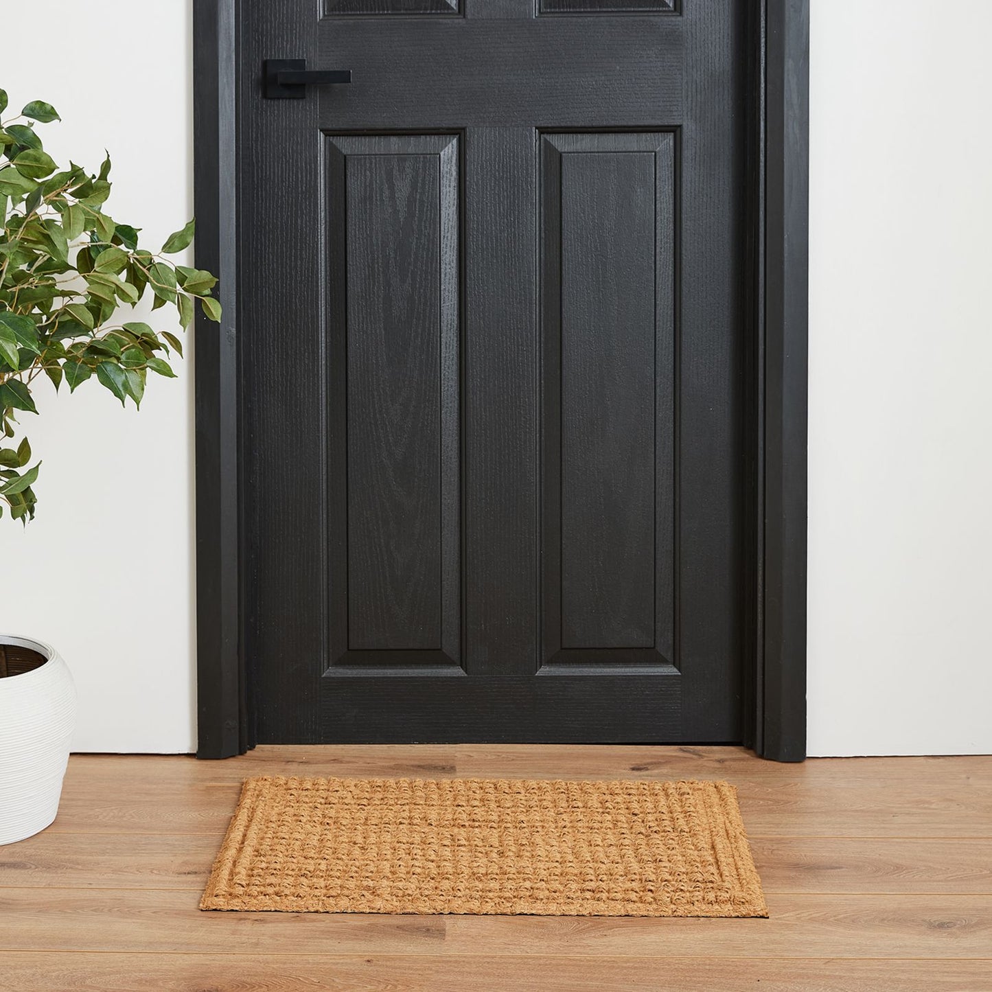 Madras Link Coir Door Mat - 45 x 75cm - Natural