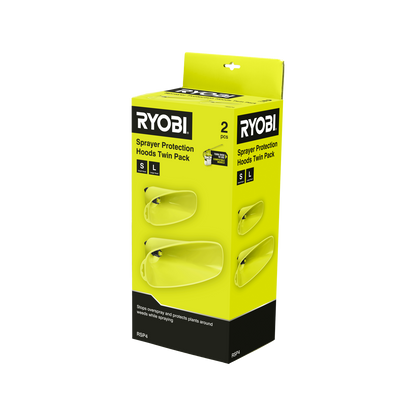 Ryobi Protection Hoods - Large & Small - 375 x 185 x 130mm - 2 Pack