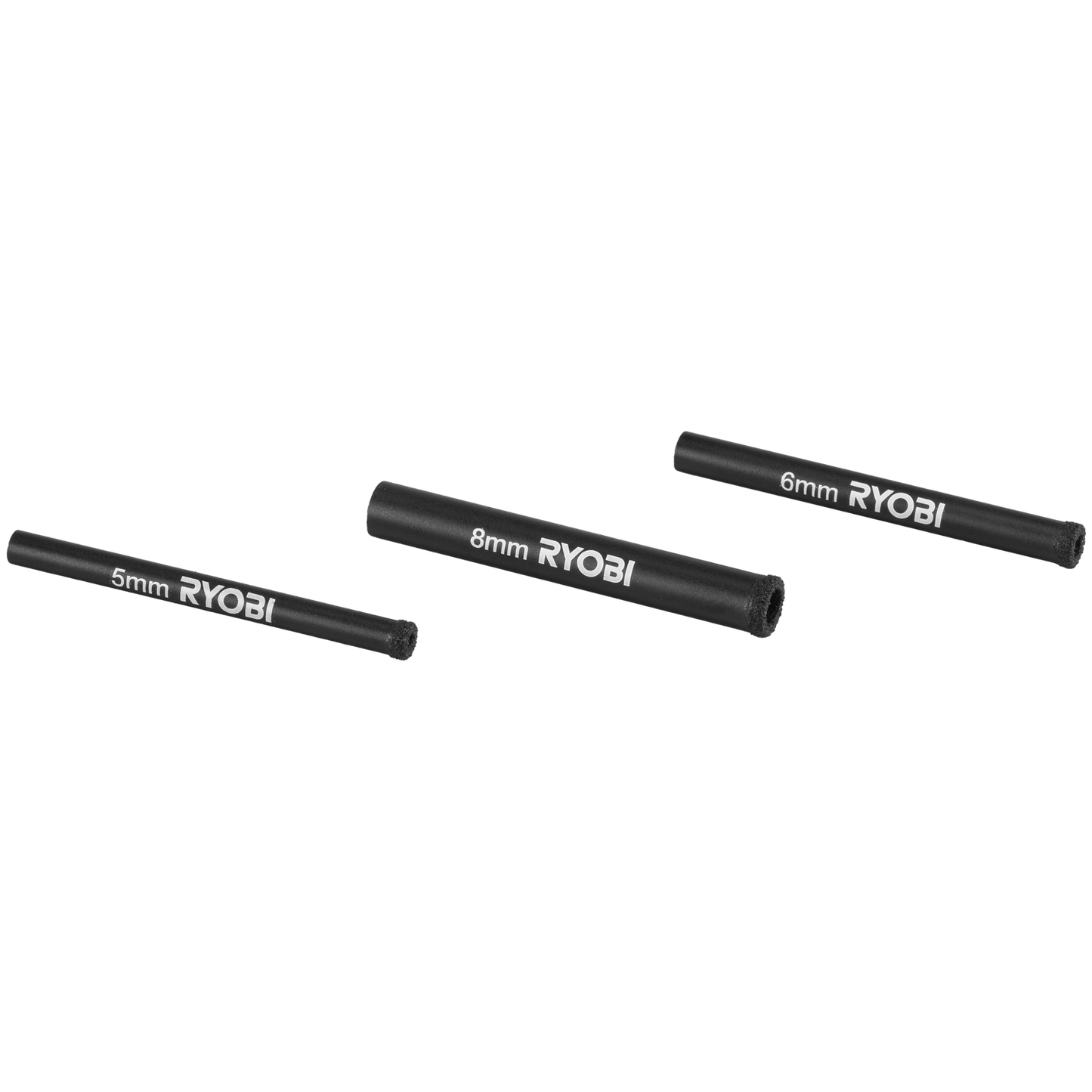 Ryobi Mini Diamond Holesaw Set - 5, 6, 8mm - 3 Piece