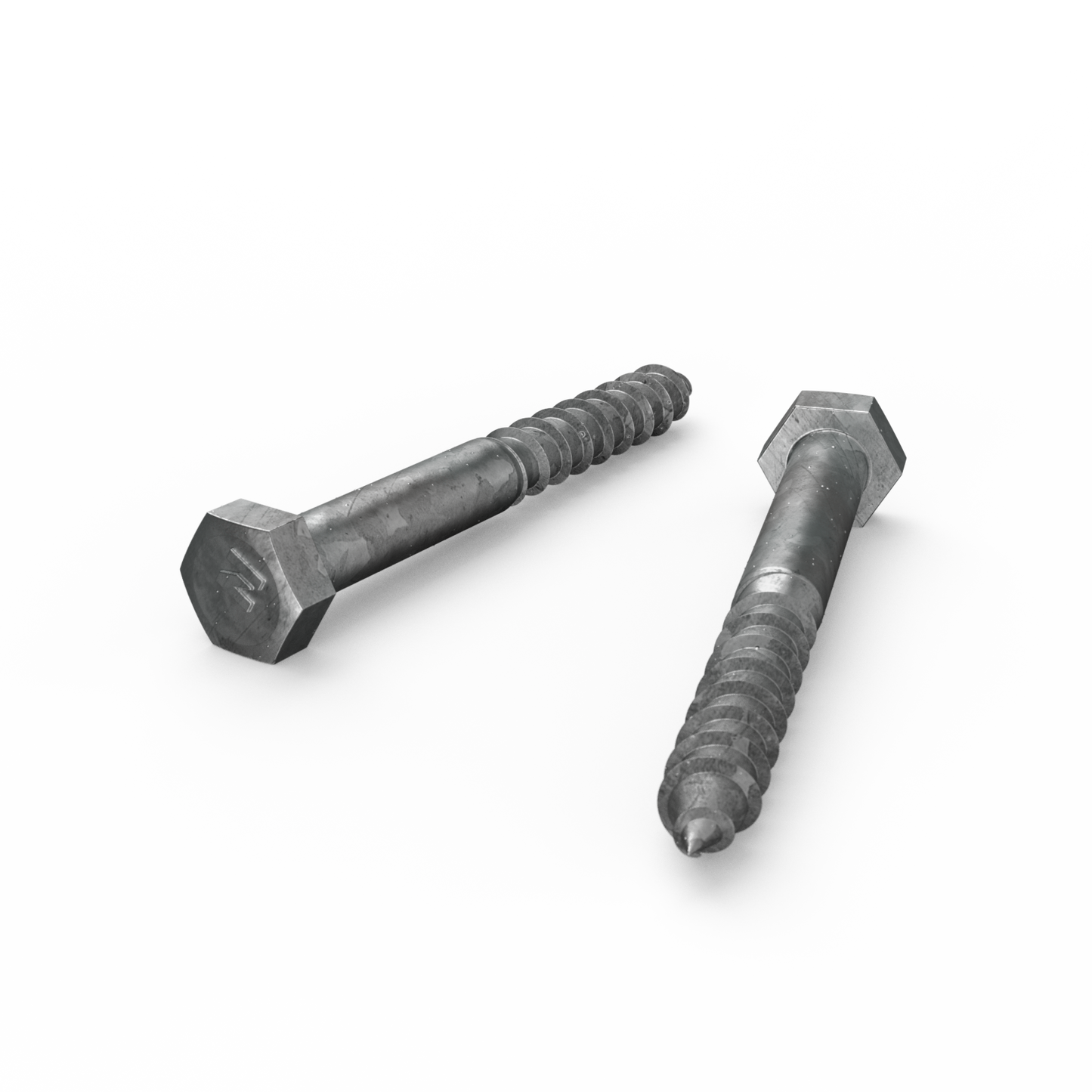 Zenith Hot Dip Galvanised Hex Head Coach Screws - M10 x 90mm - 25 Pack