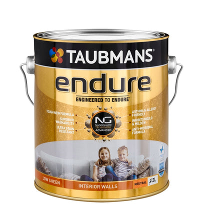 Taubmans Endure Interior Walls Paint - 2L - Neutral - Low Sheen