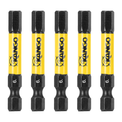 Kango Impact Driver Bit - 50mm HEX6 - 5 Pack
