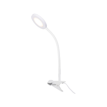 Verve Design White Dalton Clamp Lamp - 6W - 530 Lumens