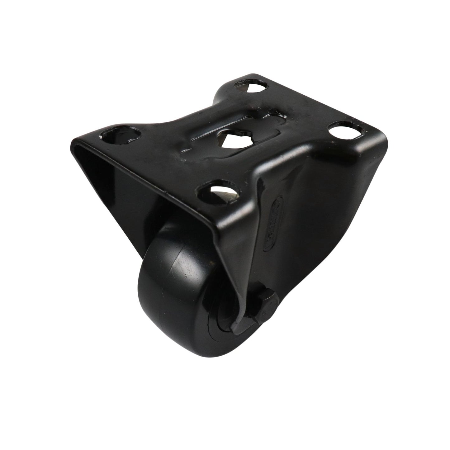 Easyroll Fixed Castor - 50mm - Black PVC - 60kg