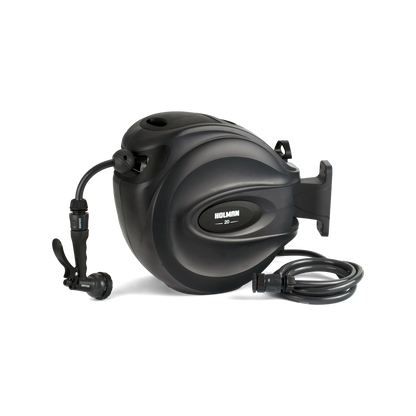 Holman Retractable Hose Reel - 20m - Charcoal