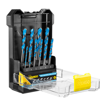 Kango Multi Material Drill Bit Set - 10 Piece - 3-10mm
