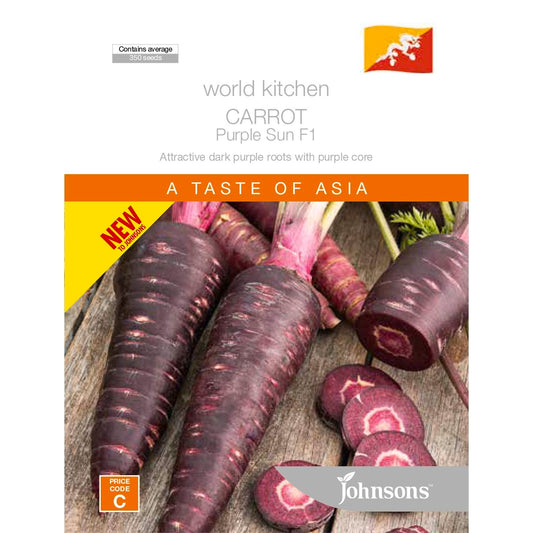 Johnsons Purple Sun Carrot - 95mm