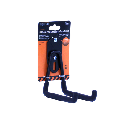 Storease Medium Wall Storage System U Hook - 20kg - Black