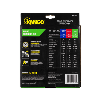 Kango Turbo Diamond Grinding Cup - 180mm