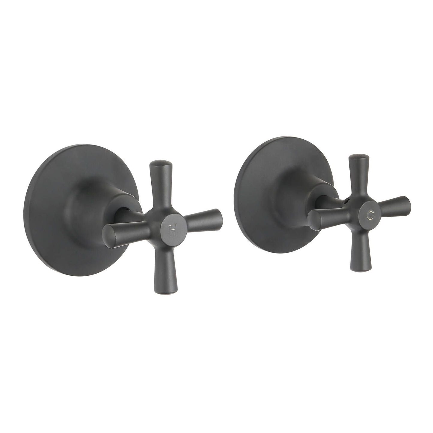 Mondella Cadenza Matte Black Wall Top Assembly - 1/2 Turn - 245mm