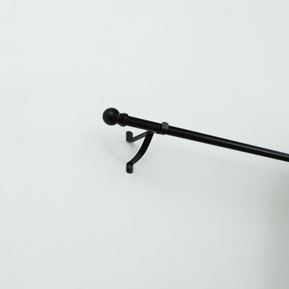 Windoware Curtain Bracket - 100mm - Black - 2 Pack