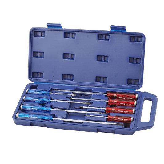 Kincrome 8 Piece Thru Tang Screwdriver Set - Acetate - Durable Design