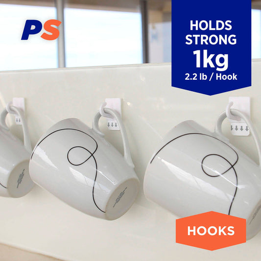 Permastik Mug Hooks 10 Pack