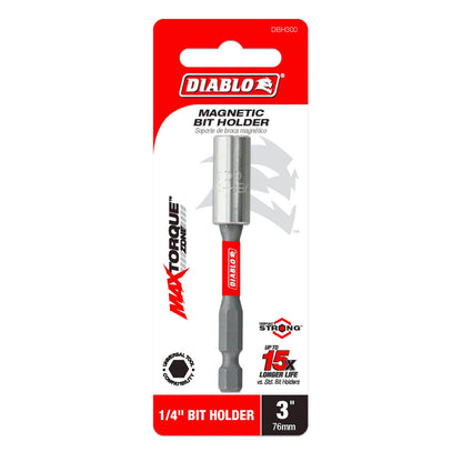Diablo Standard Bit Holder - 3 - 46 x 6.35 x 123.8mm