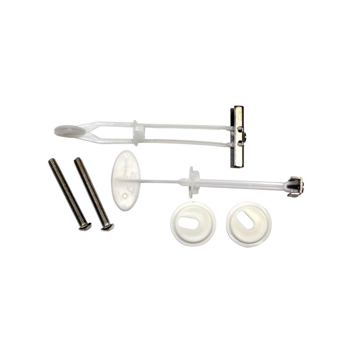 Fix a Loo Toilet Seat Blind Fixing Kit - 240mm x 125mm - Plastic - Easy Fit