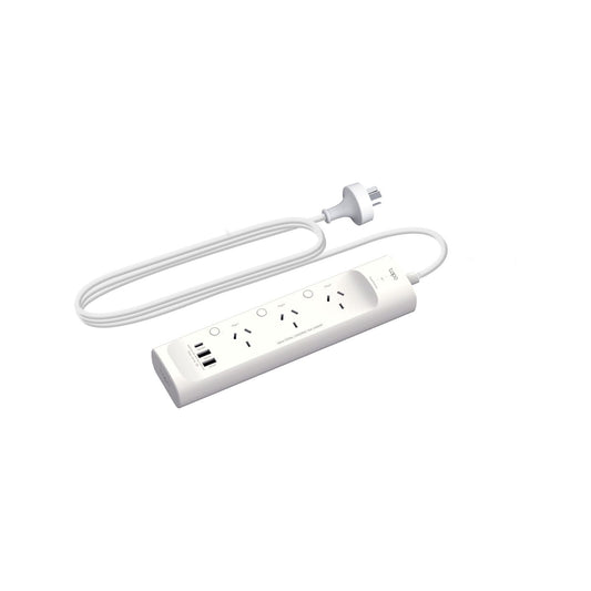 TP-Link Tapo Smart Wi-Fi Power Strip - 3 Outlet - 1.5m - White