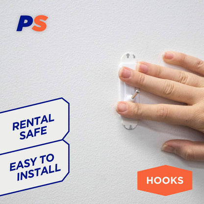 Permastik Medium Cosmo Wire Hooks - 6 Pack