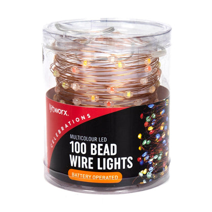 Lytworx Bead Wire Lights - 9.5m - Multicolour