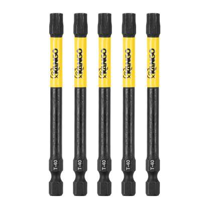 Kango HYPERTORQUE Impact Driver Bit - 89mm TX40 - 5 Pack