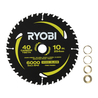 Ryobi Mitre Saw Blade - 254mm - 40T