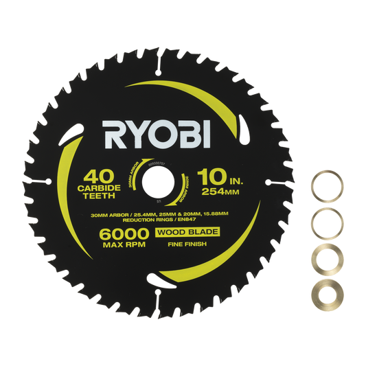 Ryobi Mitre Saw Blade - 254mm - 40T