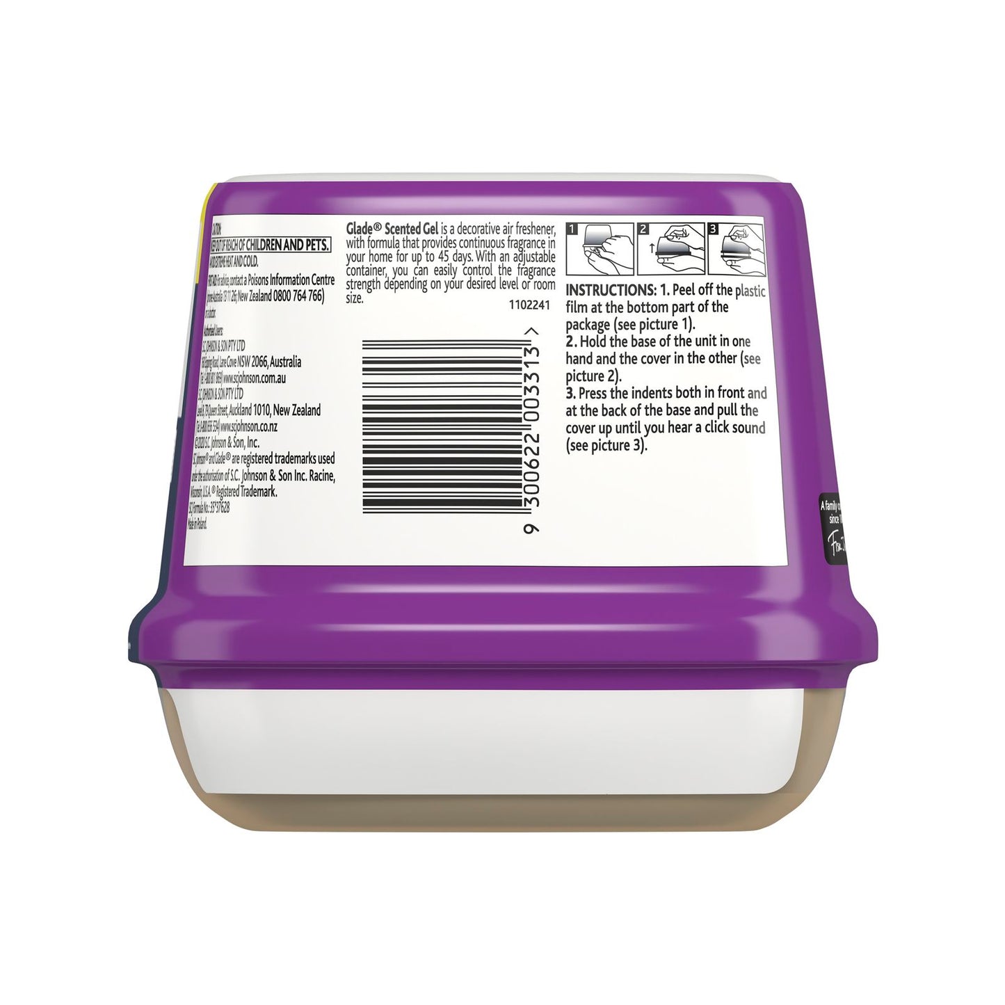 Glade Gel Air Freshener - Lavender - 180g