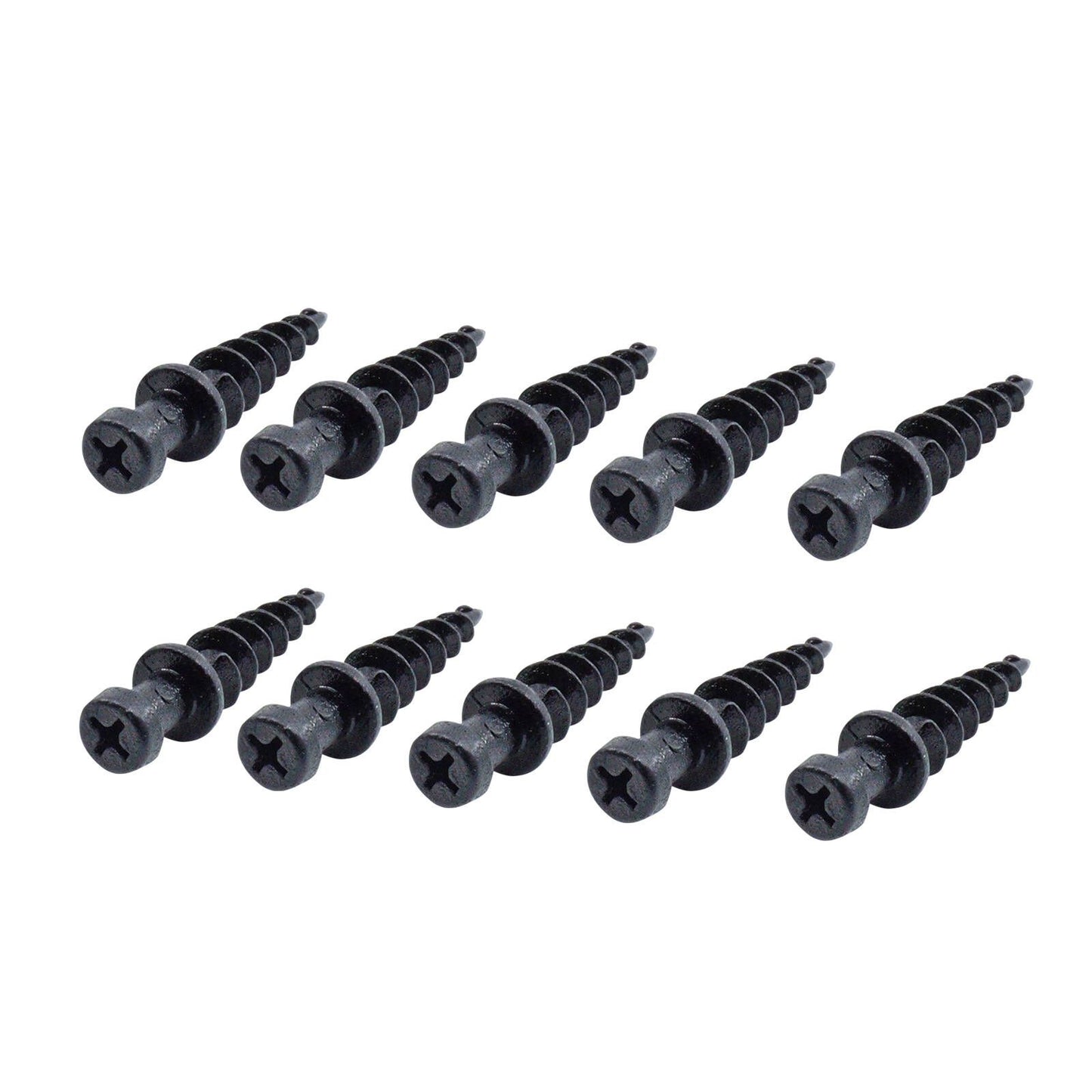 Everhang Heavy Duty Picture Hanging Screws - 8 x 40mm - 10 Pack - Black