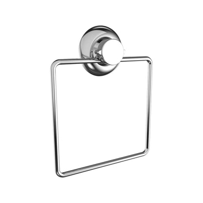 Naleon Chrome Suction Works Towel Ring - 165 x 210mm