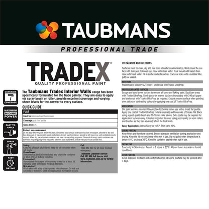 Taubmans Tradex Interior Wall Paint - 4L