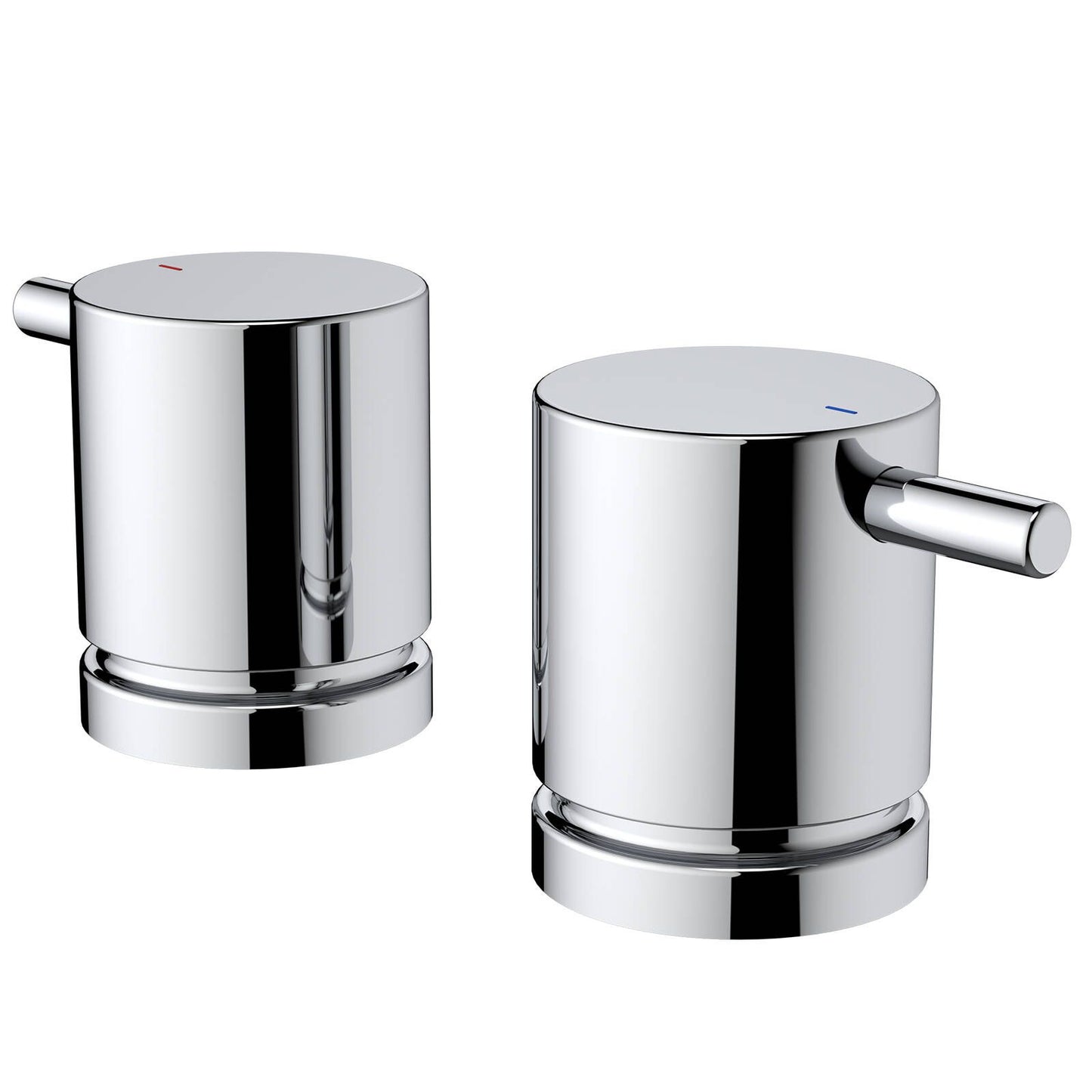 Caroma Luna Lever Basin Top Assemblies - 44 x 54mm - Chrome