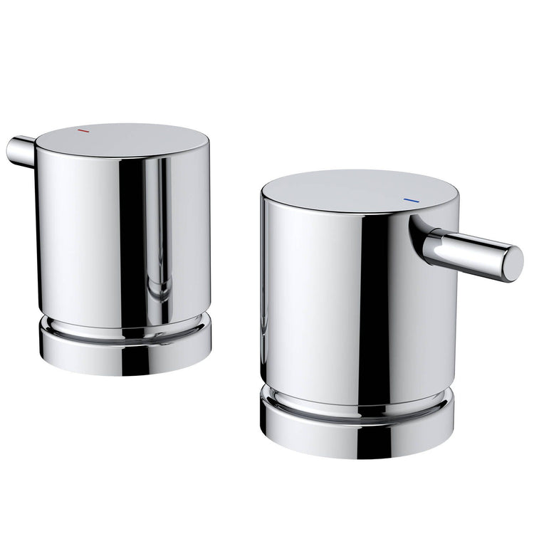 Caroma Luna Lever Basin Top Assemblies - 44 x 54mm - Chrome