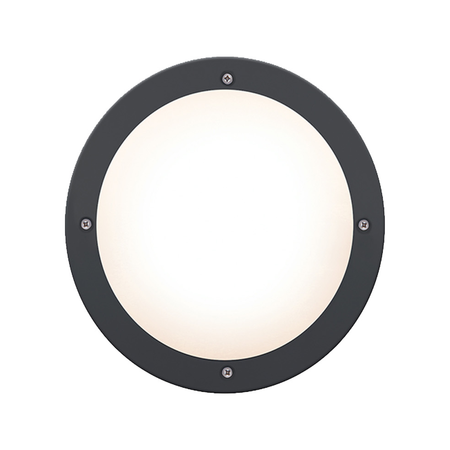 Hpm Oroya LED Round Bunker Light - 16W - Black