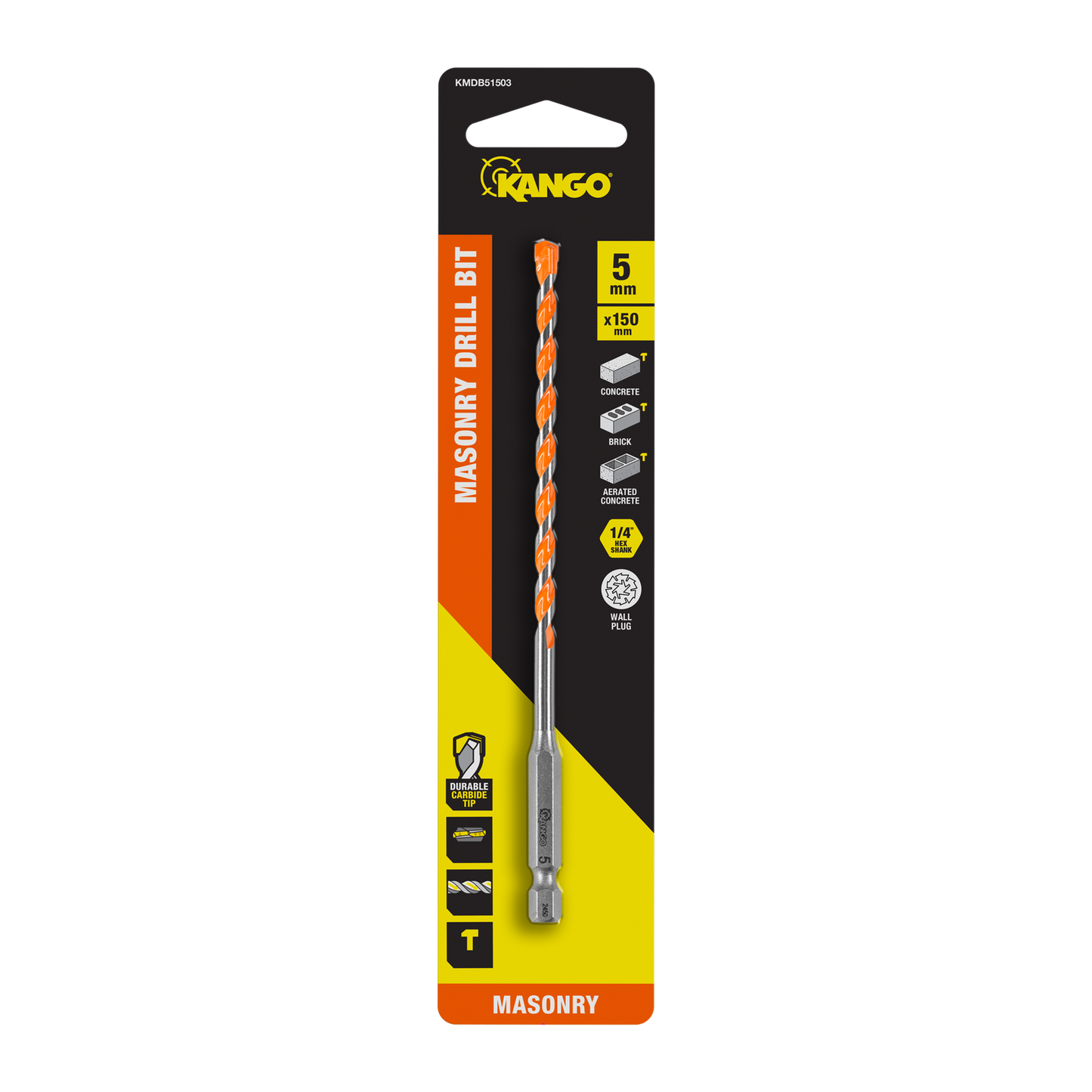 Kango Masonry Drill Bit - 5 x 150mm