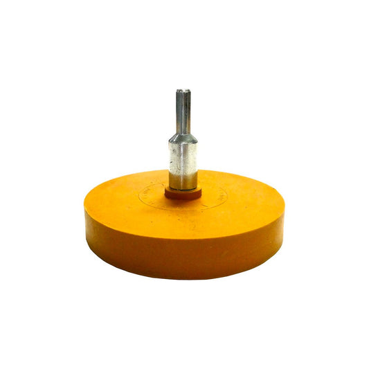 Josco Caramel Wheel 90mm Rubber Removes Vinyl Tape Graphics
