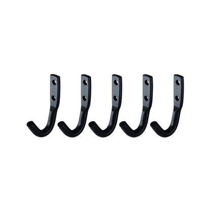Everhang Small Black J Bolt Hook - 69 x 41mm - 5 Pack