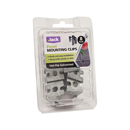 Jack Hot-Dip Galvanised Panel Mounting Clips 8 Pack