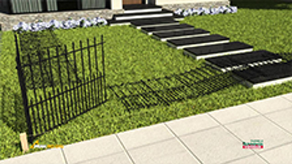 Peak No Dig Fencing Post Spike - 300mm - Black