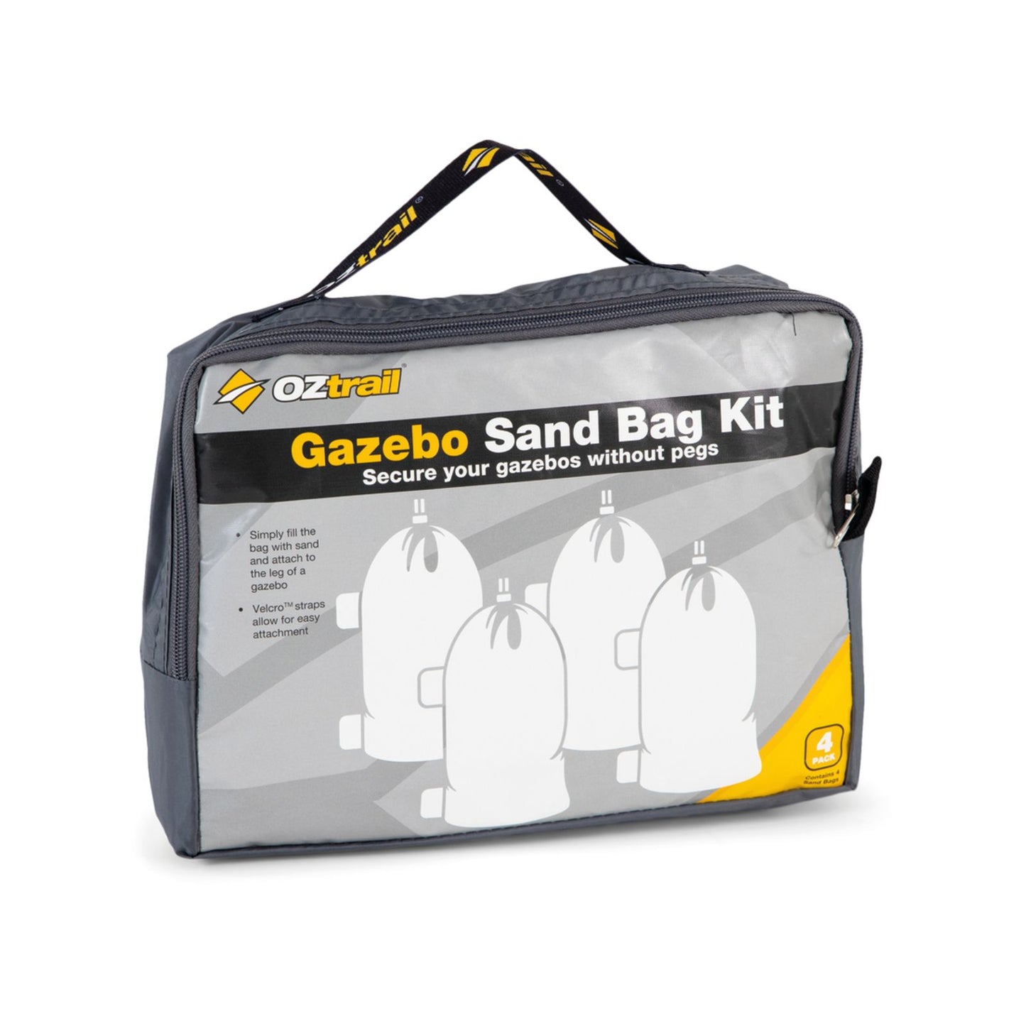 Oztrail Sand Bag Gazebo Weights Kit - 4 Pack
