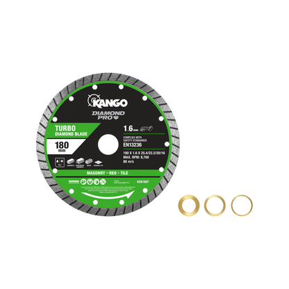 Kango Turbo Diamond Saw Blade - 180mm - Ultra Thin - Fast Cutting