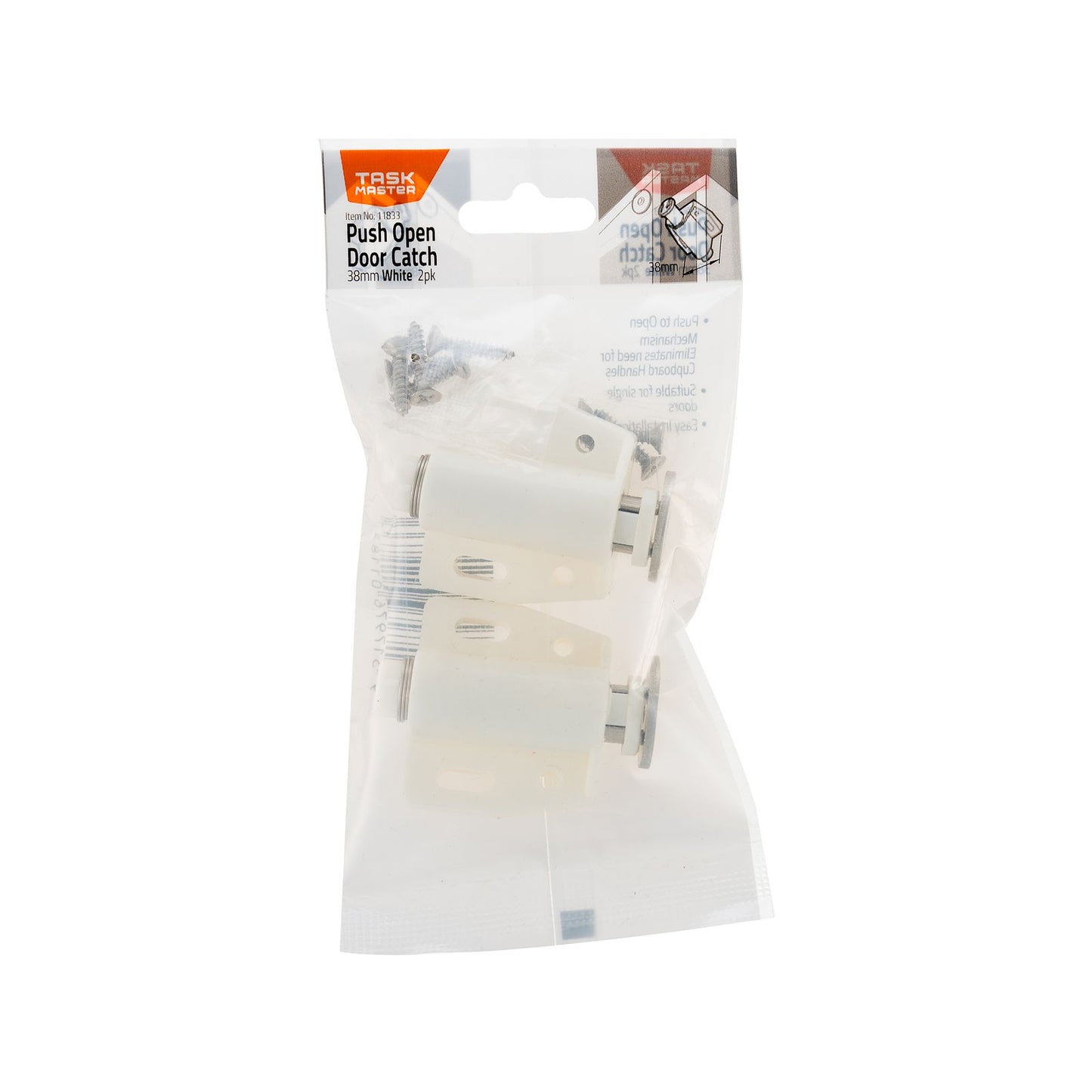 Taskmaster Magnetic Catch - 38mm - 2 Pack