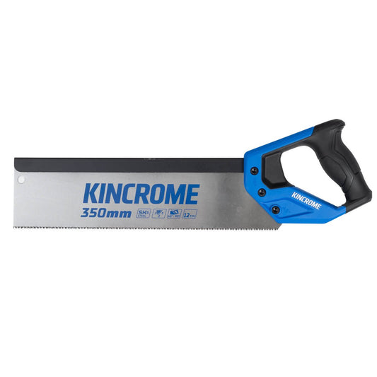 Kincrome 350mm Tenon Saw - SK5 Steel - Ergonomic Handle - 12TPI