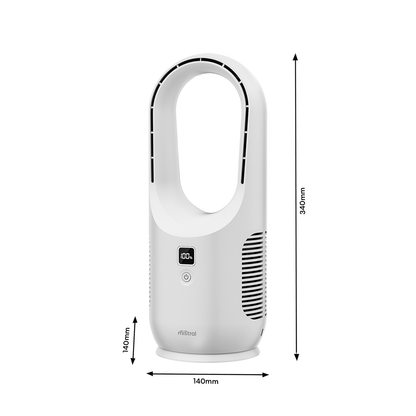 Mistral Rechargeable Bladeless Desk Fan - 3 Speeds