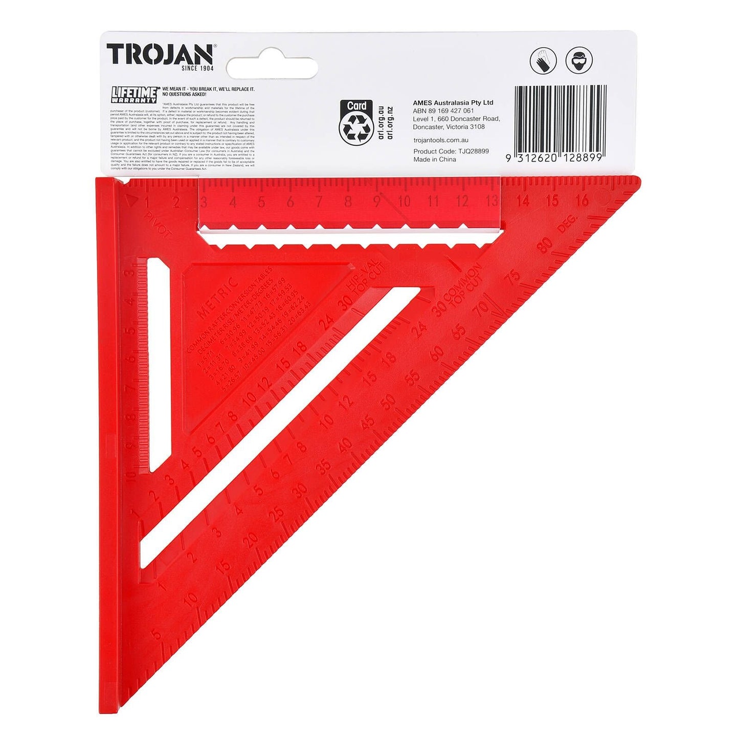 Trojan Rafter Square - 7"