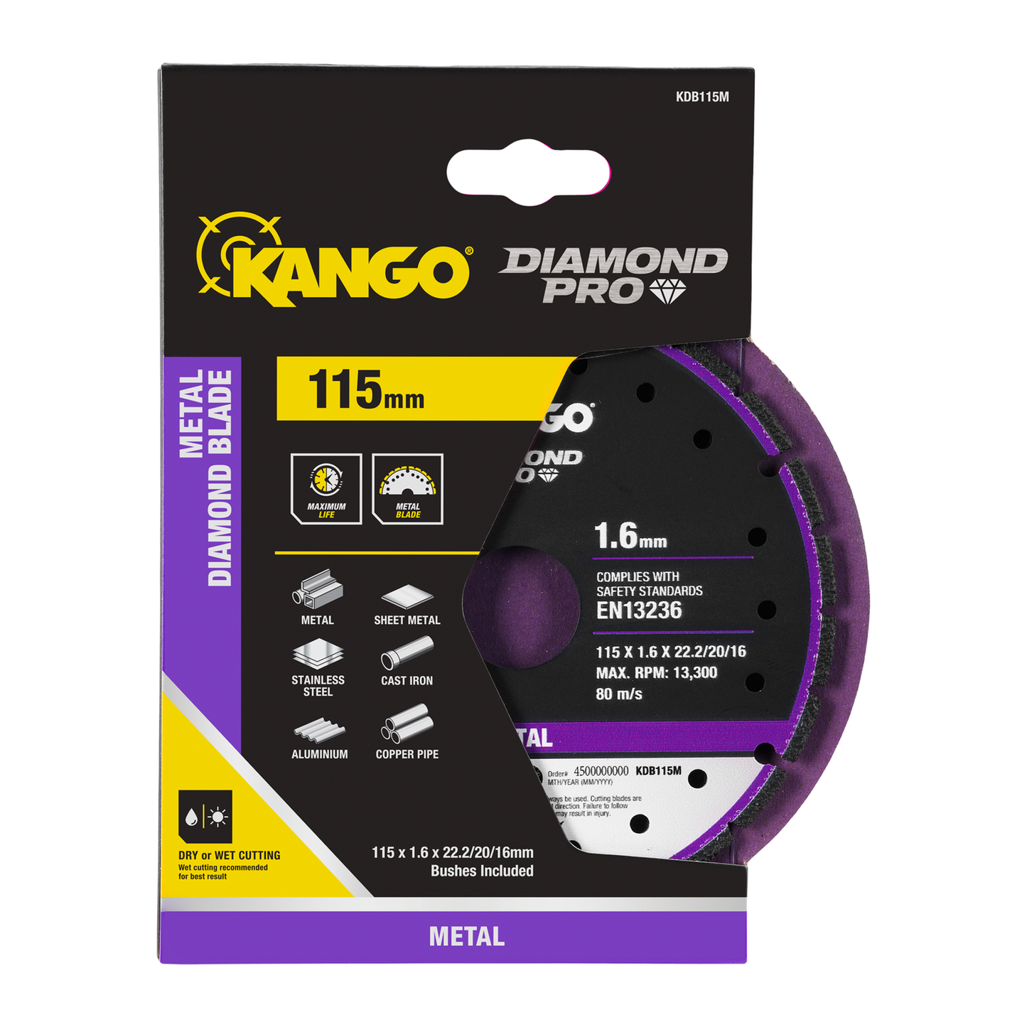 Kango Metal Diamond Blade - 115mm