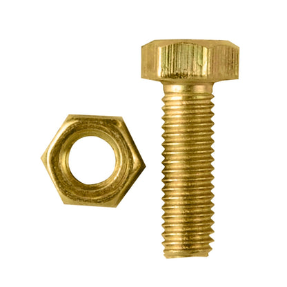 Pinnacle Hex Bolt and Nut - M5 x 16mm - Yellow - 10 Pack