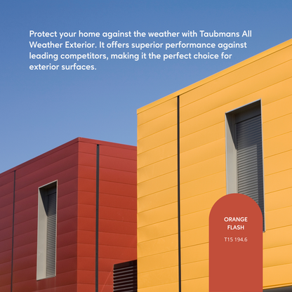Taubmans Hi C Red Low Sheen Exterior Paint - 1L
